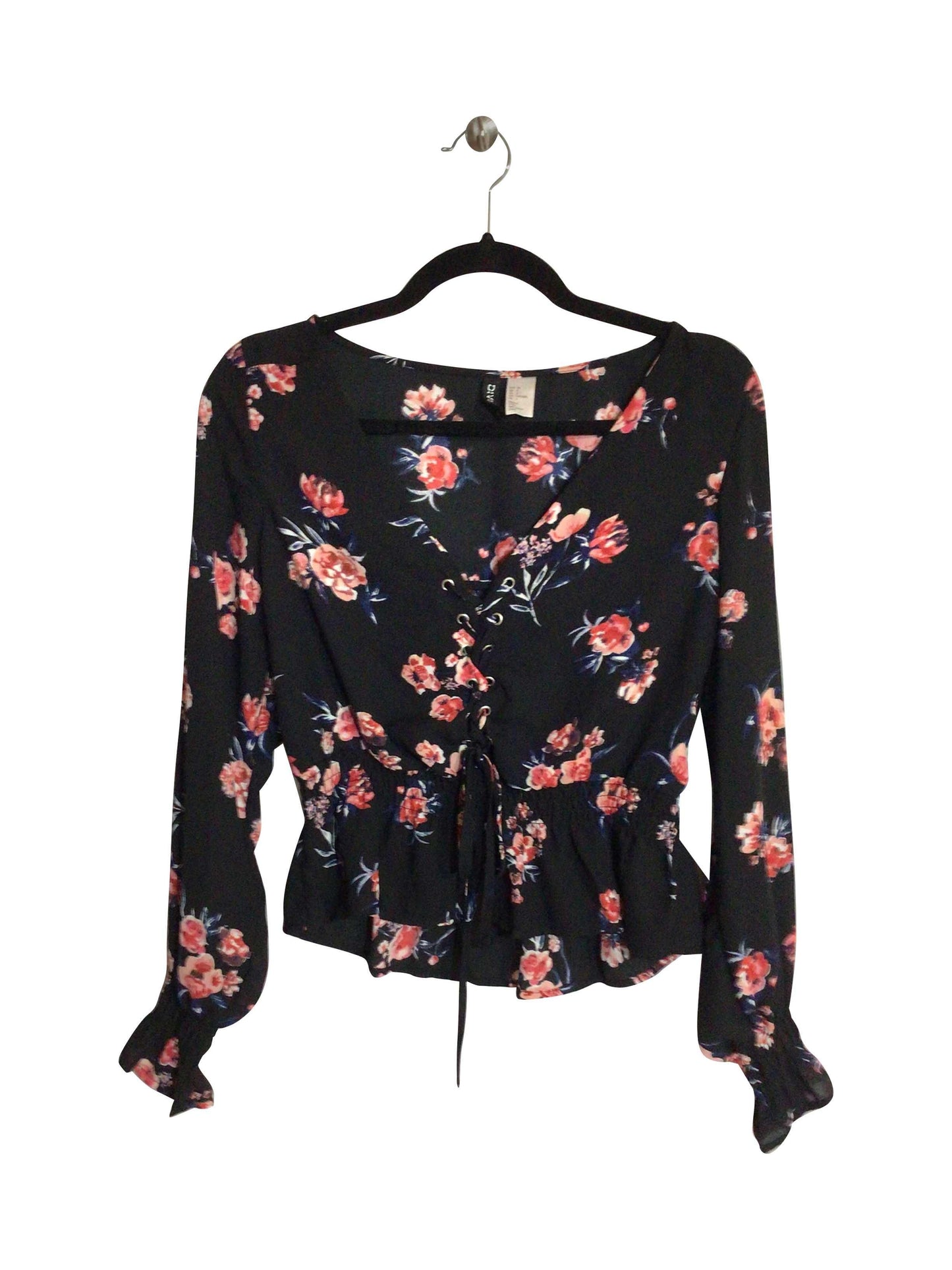 H&M Regular fit Blouse in Black - 4 - Velora