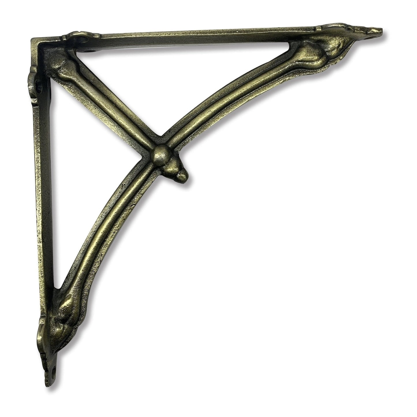 Half Round Bracket, Large, Antique Brass - Velora Luxury Fashion