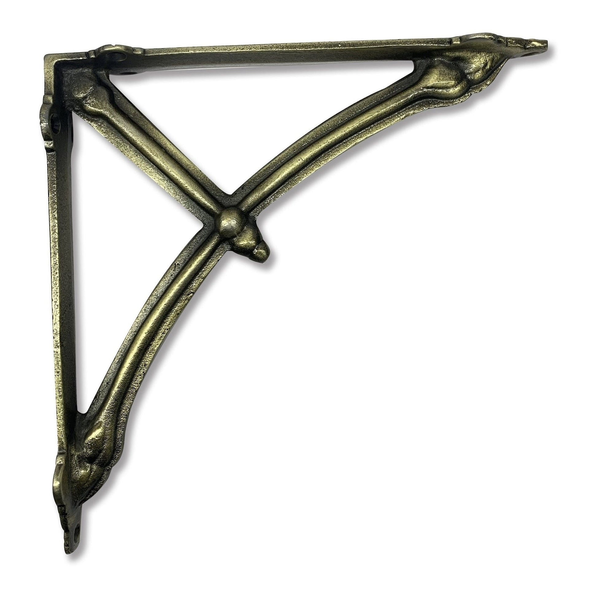 Half Round Bracket, Large, Antique Brass - Velora Luxury Fashion