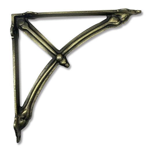 Half Round Bracket, Large, Antique Brass - Velora Luxury Fashion