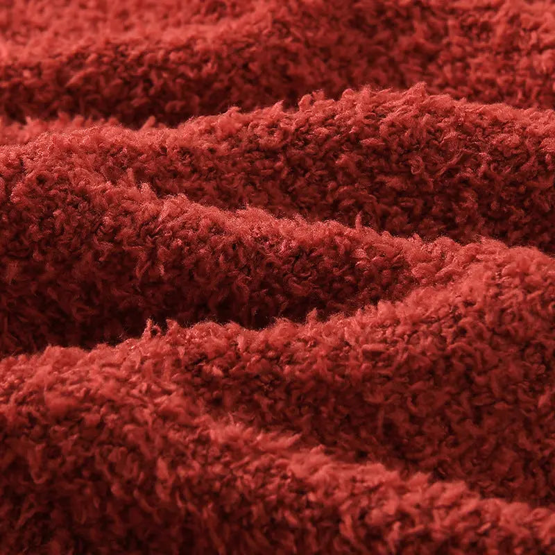 Half Velvet Pajamas For Women Autumn And Winter Soft Cardigan Suit - Velora