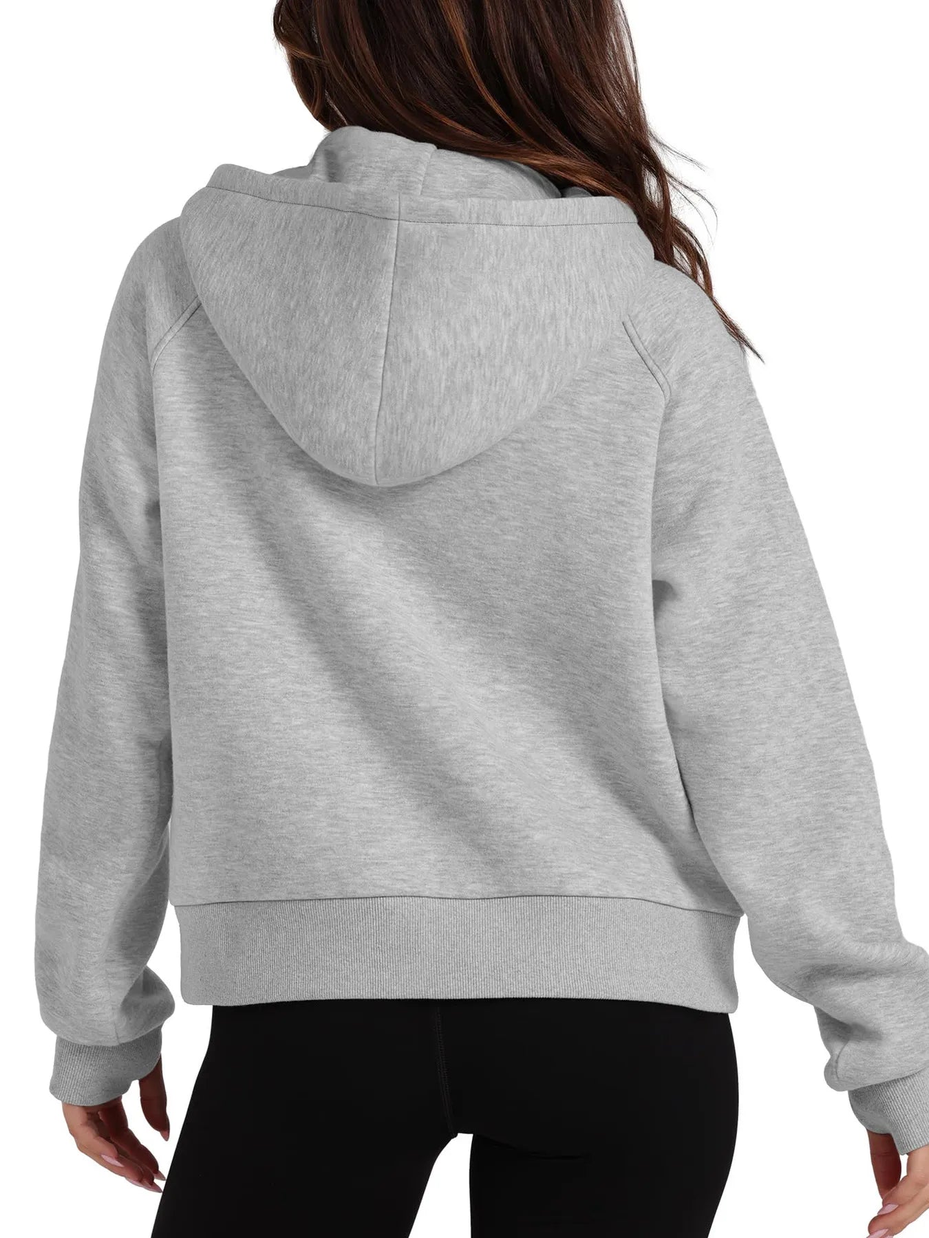 Half-Zip Hoodie with Kangaroo Pocket - Velora Luxury Fashion