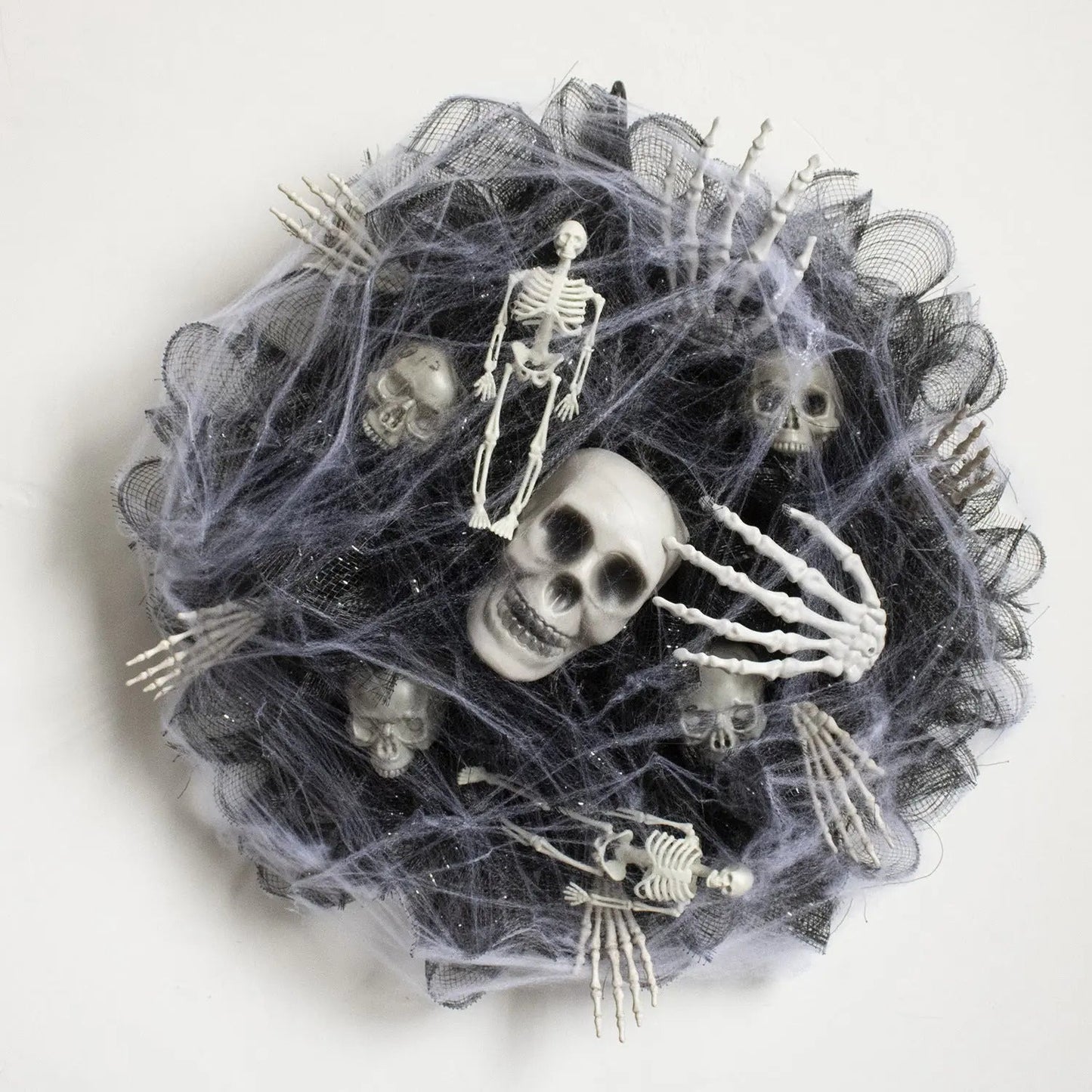 Halloween Black Mesh Skull Garland Party Layout Props EX-STOCK Canada