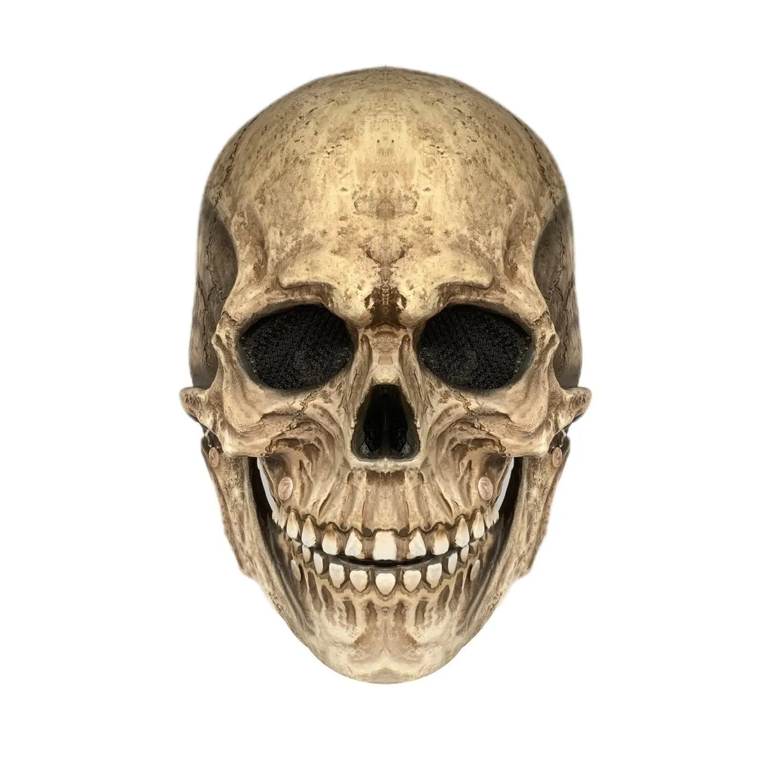 Halloween Movable Mouth Skull Mask Helmet Mouth Movable Skull Full Head Skull Mask - Velora