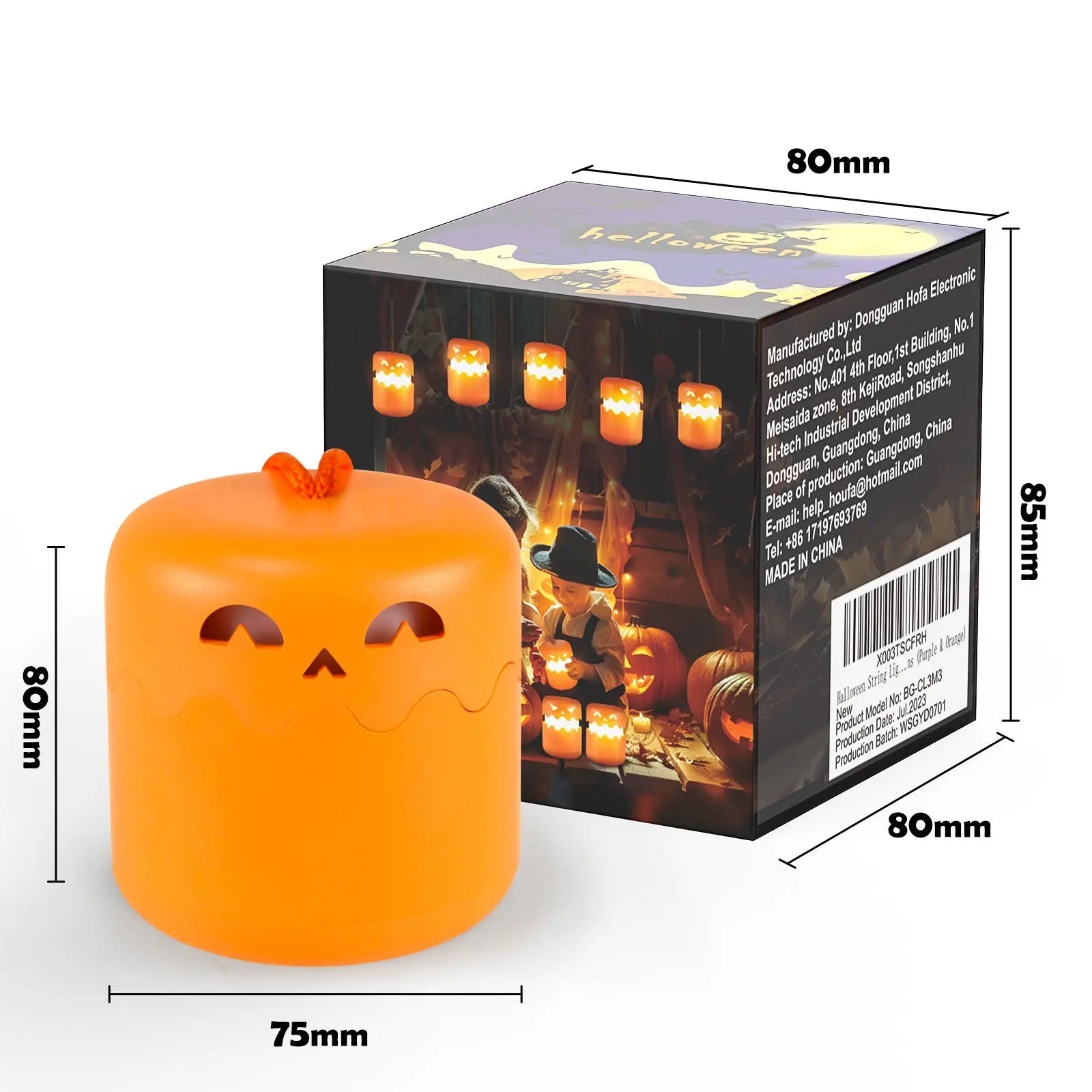 Halloween Pumpkin Lamp Foldable Portable Small Night Lamp EX-STOCK Canada