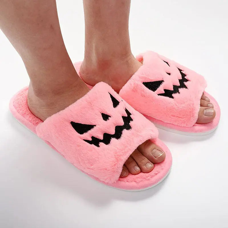 Halloween Shoes Winter Cute Warm Home Slippers Women EX-STOCK Canada
