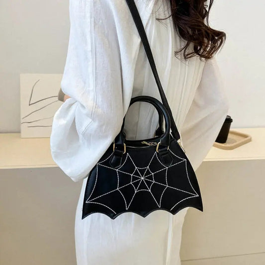 Halloween Spider Web Saddle Bags Fashion Personality Crossbody Shoulder Bag With Handle Women's Handbags EX-STOCK Canada