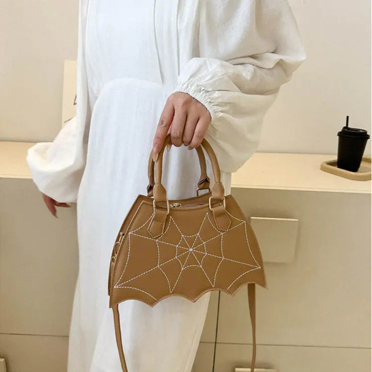 Halloween Spider Web Saddle Bags Fashion Personality Crossbody Shoulder Bag With Handle Women's Handbags EX-STOCK Canada