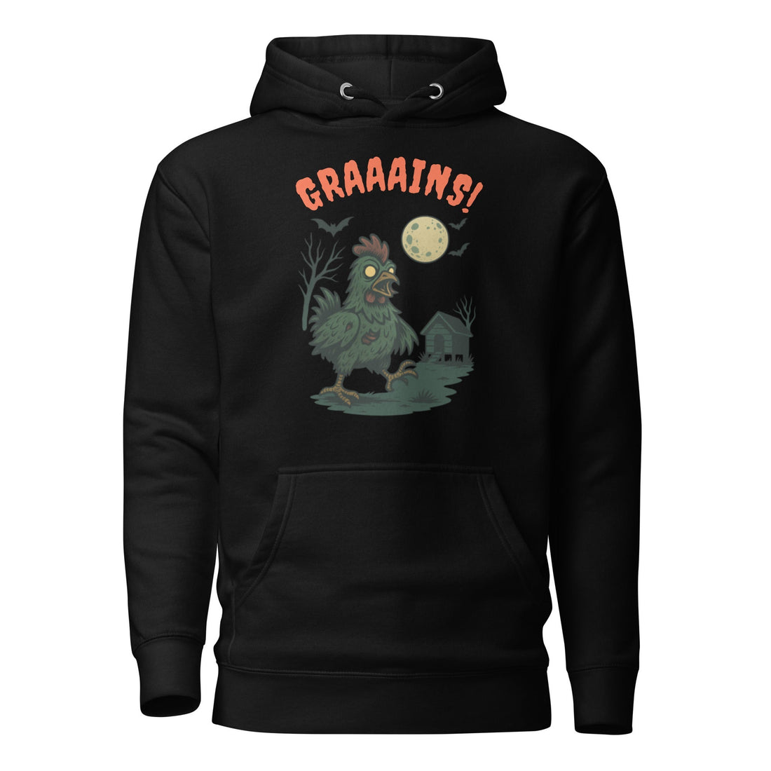 Halloween Zombie Chicken Bunny Hug Unisex (hoodie) - Velora Luxury Fashion