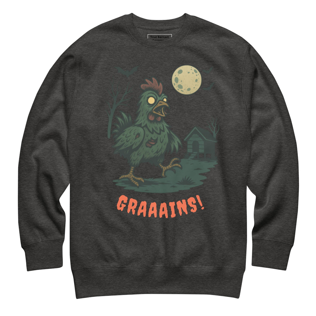 Halloween Zombie Chicken Scene Unisex Premium Sweatshirt - Velora Luxury Fashion