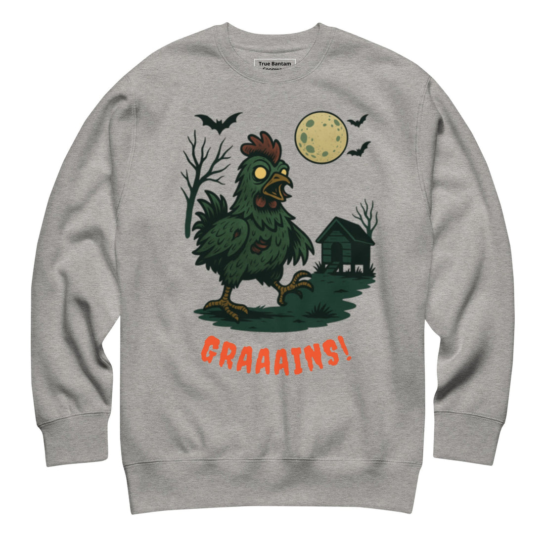 Halloween Zombie Chicken Scene Unisex Premium Sweatshirt - Velora Luxury Fashion
