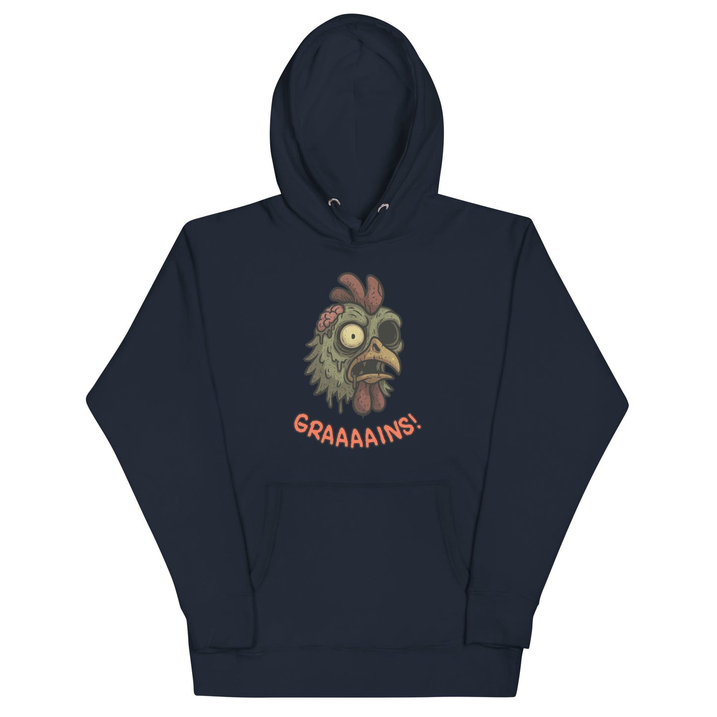 Halloween Zombie Chicken Unisex Bunny Hug (hoodie) - Velora Luxury Fashion