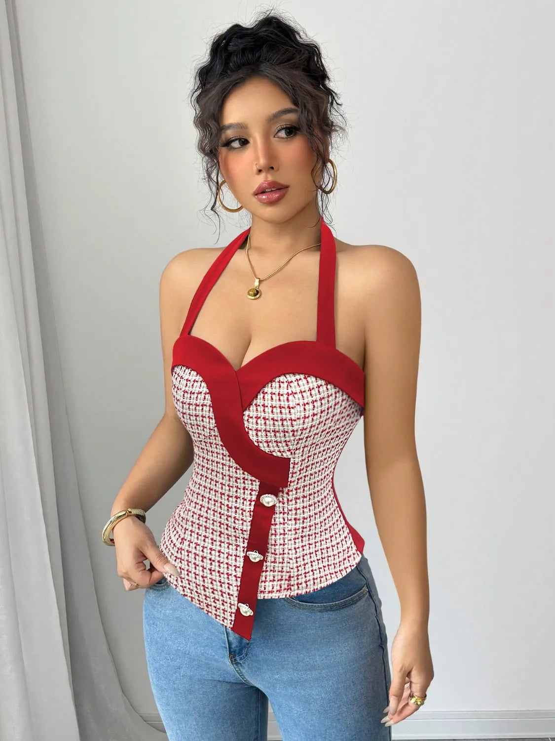 Halter Neck Cami - Velora Luxury Fashion