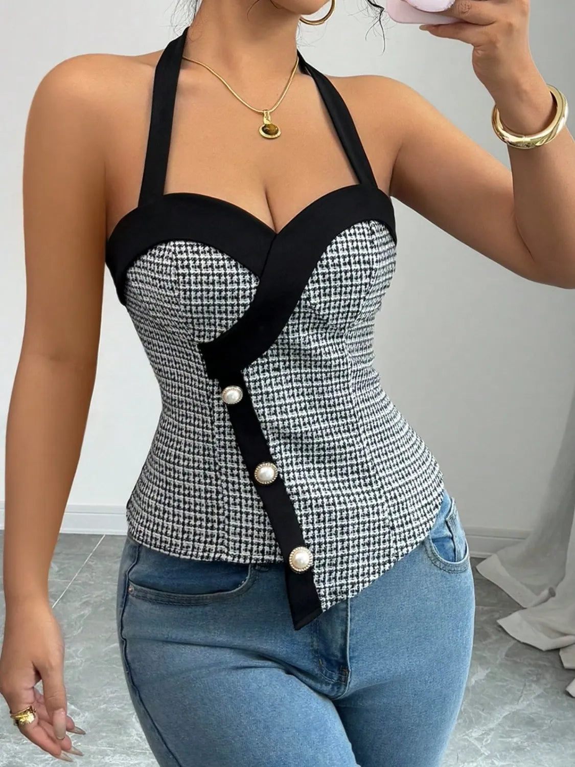 Halter Neck Cami - Velora Luxury Fashion