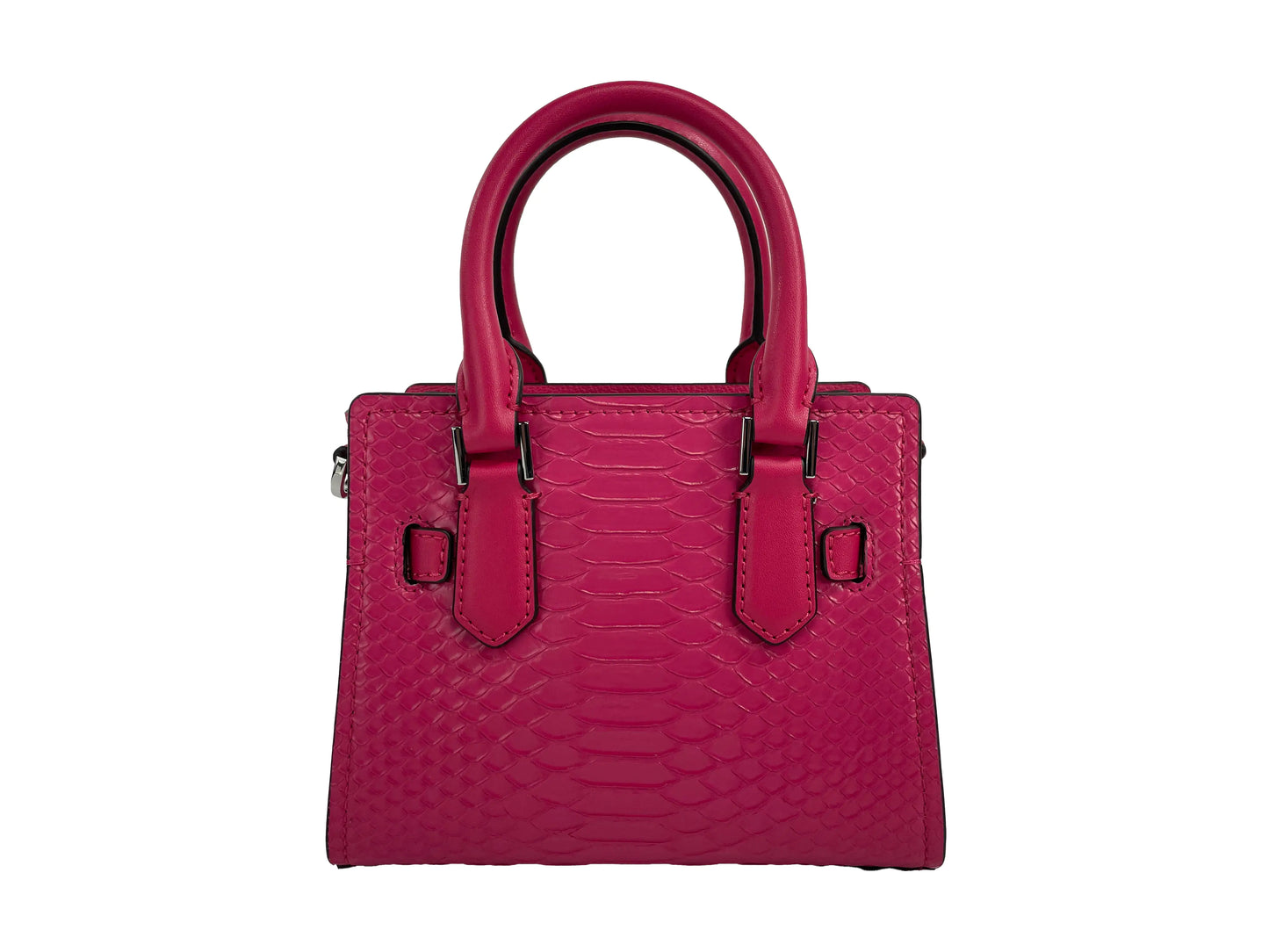 Hamilton XS Pink Snake Leather Crossbody - Velora Luxury Fashion
