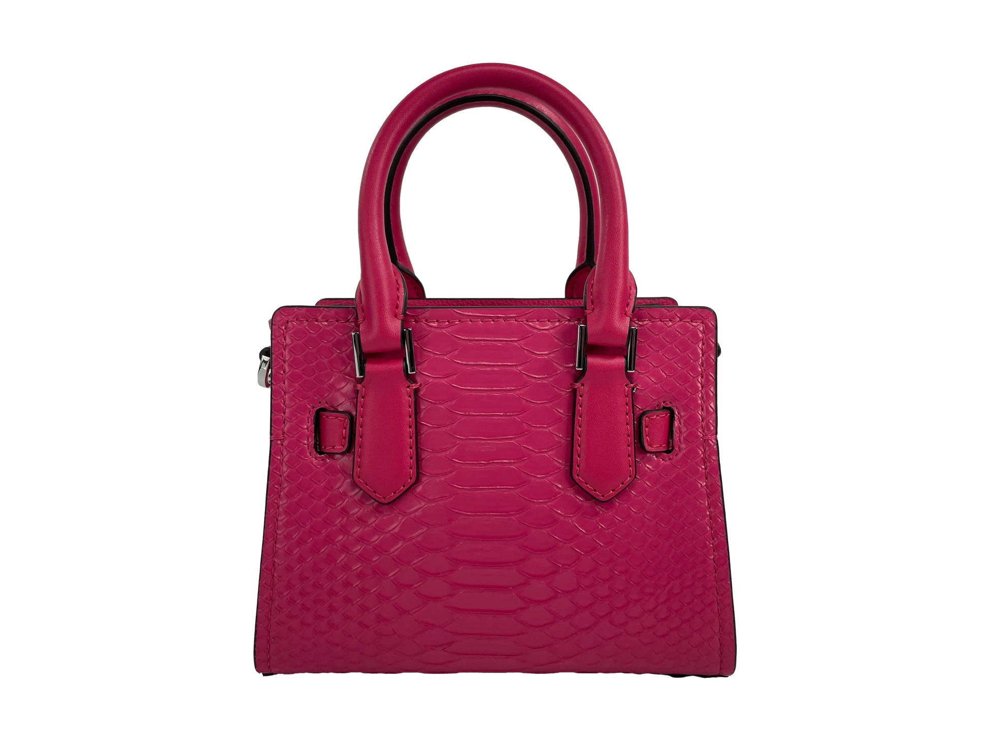 Hamilton XS Pink Snake Leather Crossbody - Velora Luxury Fashion