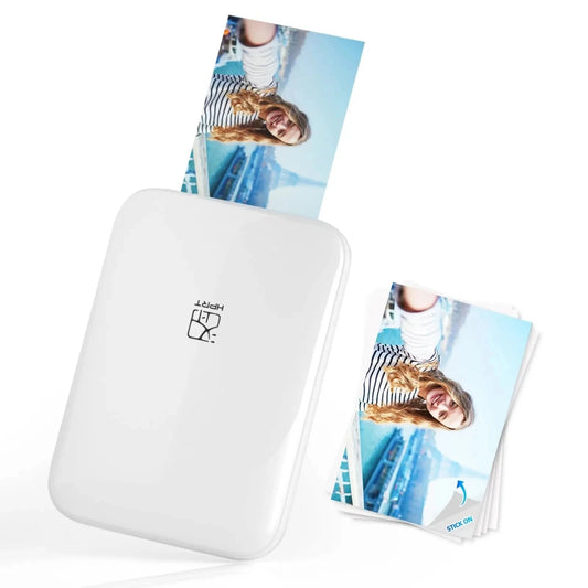 HPRT MT53 Portable Mini Photo Printer Cheap Pocket Travel Bluetooth Printer for Iphone Android Dropshipping Wholesale - Velora