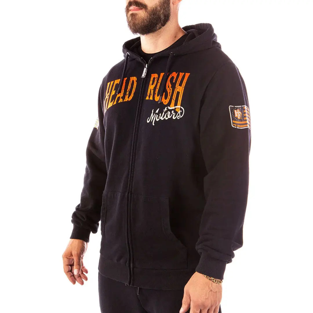 Headrush Men's The Mechanic Zip-Up Hoodie - Velora Luxury Fashion