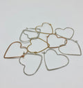 Heart Hoops - Size Small - Velora Luxury Fashion