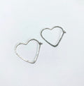 Heart Hoops - Size Small - Velora Luxury Fashion