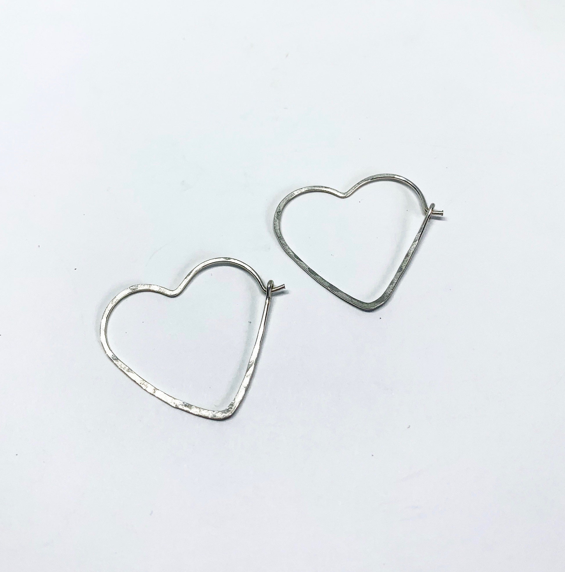 Heart Hoops - Size Small - Velora Luxury Fashion