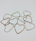 Heart Hoops - Size Small - Velora Luxury Fashion