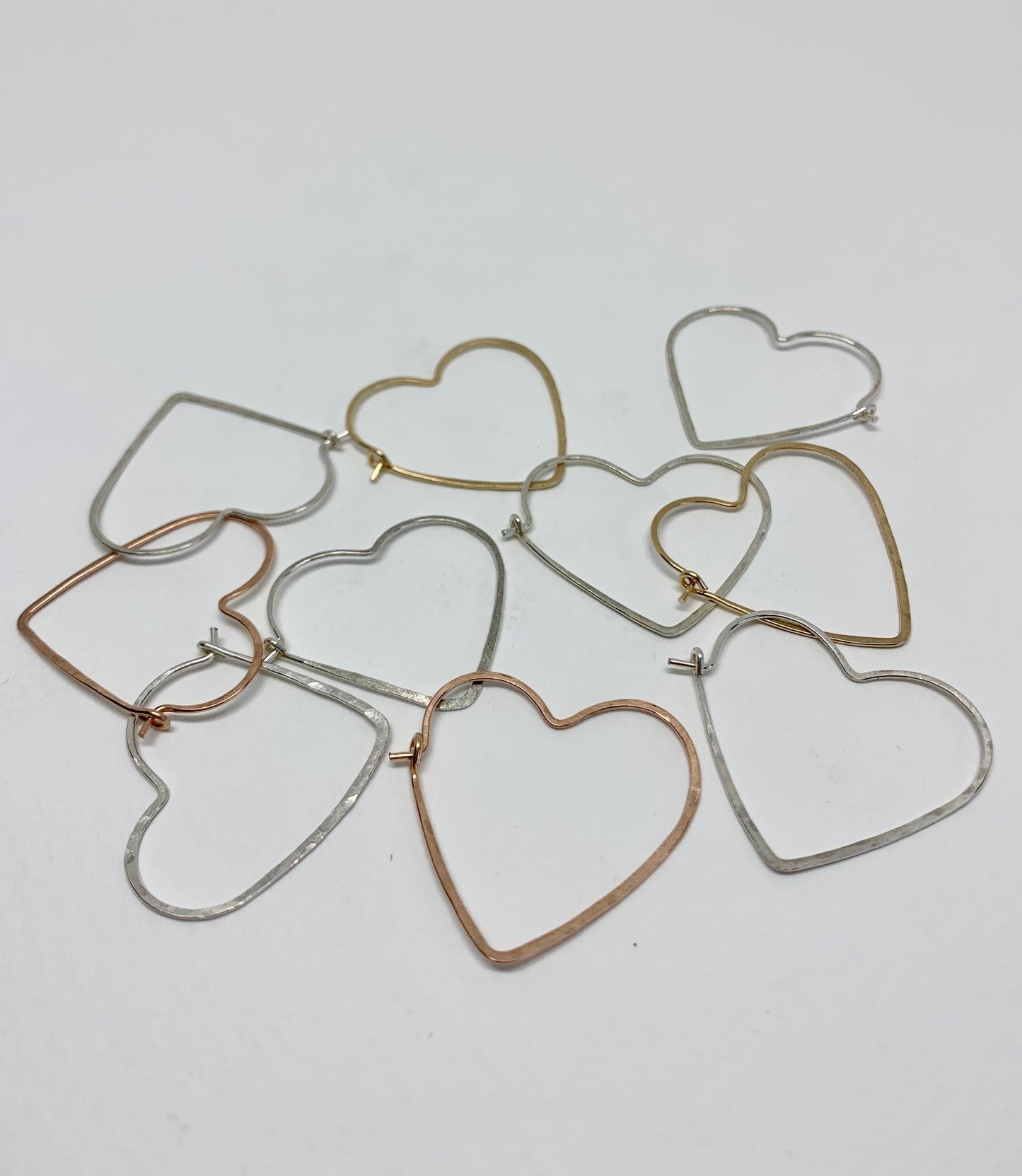 Heart Hoops - Size Small - Velora Luxury Fashion