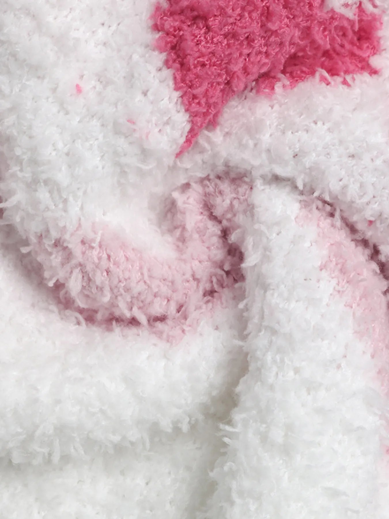 Heart Pattern V-Neck Sweater - Velora Luxury Fashion