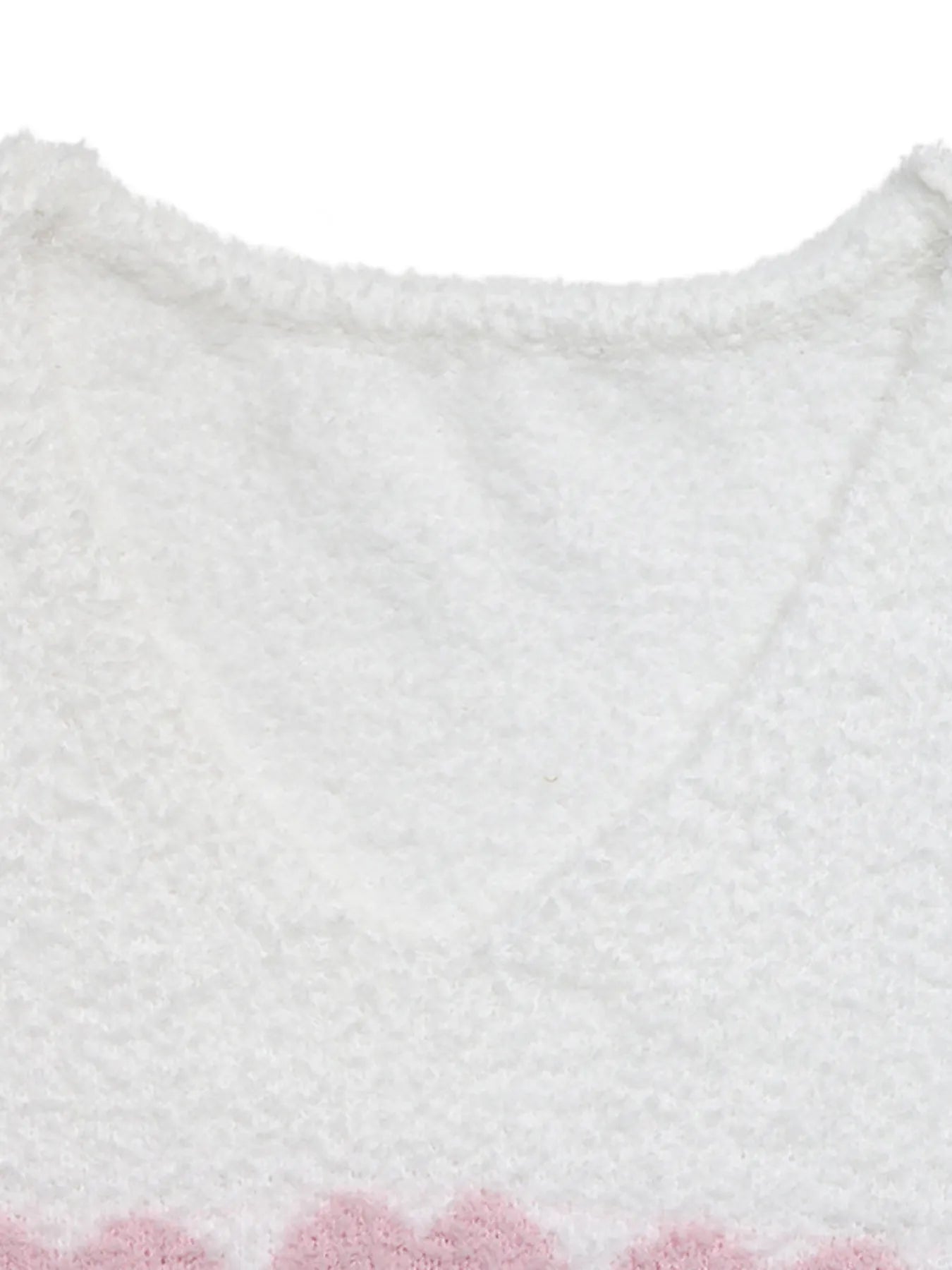 Heart Pattern V-Neck Sweater - Velora Luxury Fashion