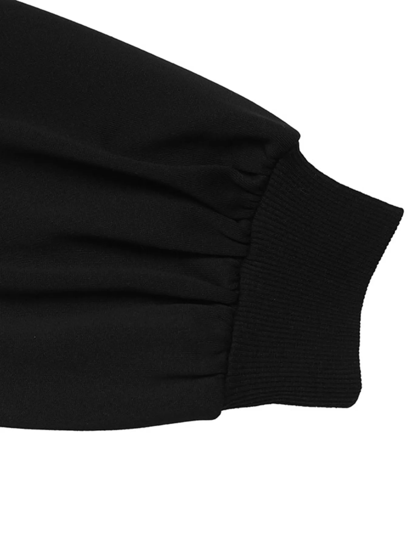 Heart Print Long Sleeve Sweatshirt - Velora Luxury Fashion