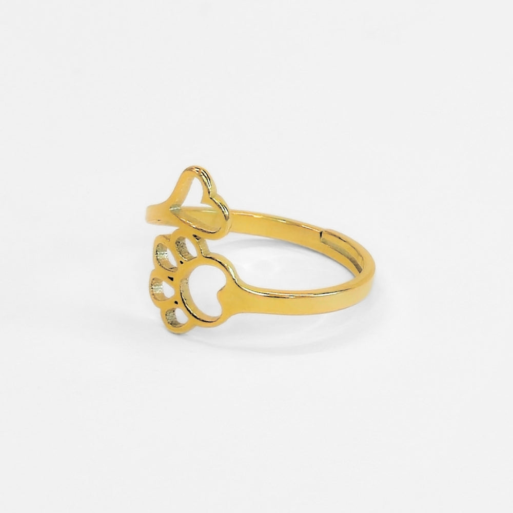 Heart & Paw Ring - Velora