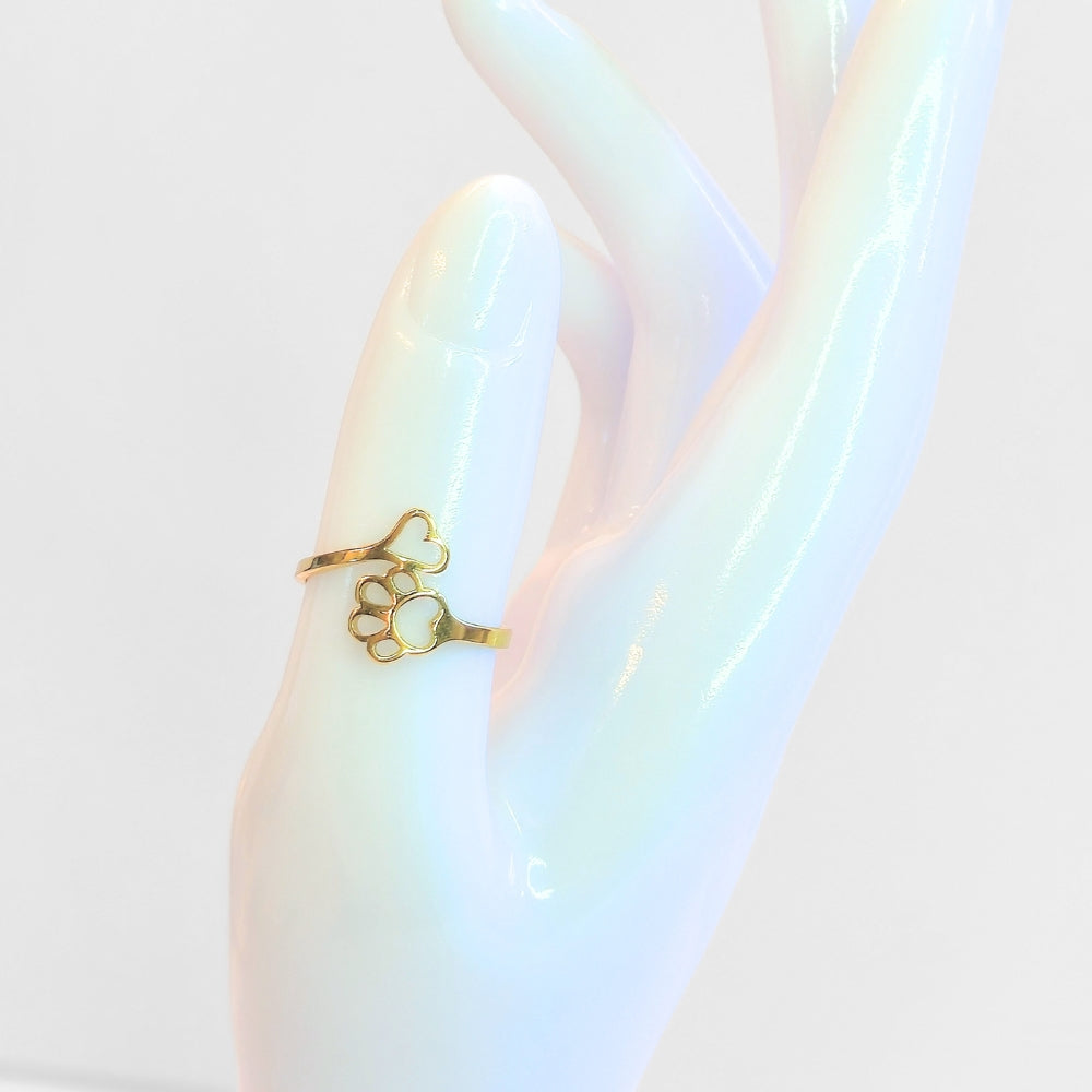 Heart & Paw Ring - Velora