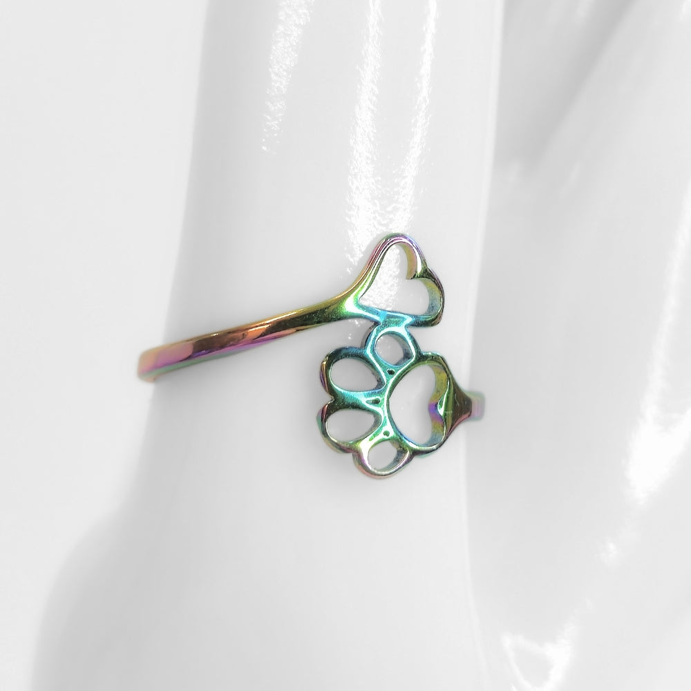 Heart & Paw Ring - Velora