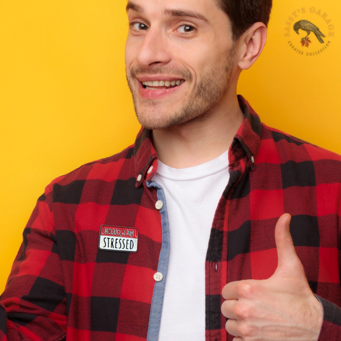 Hello, I Am Stressed | Collectible Pin - Velora