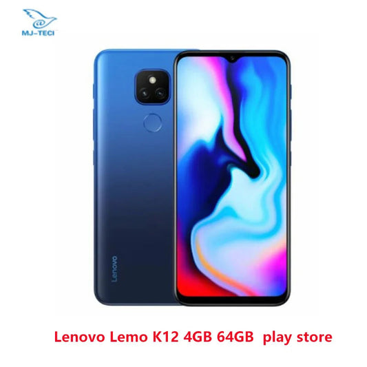 Original Lenovo K12 4G Mobile Phone 4GB 64GB Play Store Smartphone 6.5'' 5000mAh 48MP Smartphones - Velora