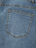 High-Waisted Flare Jeans with Seam Detail - Velora Luxury Fashion