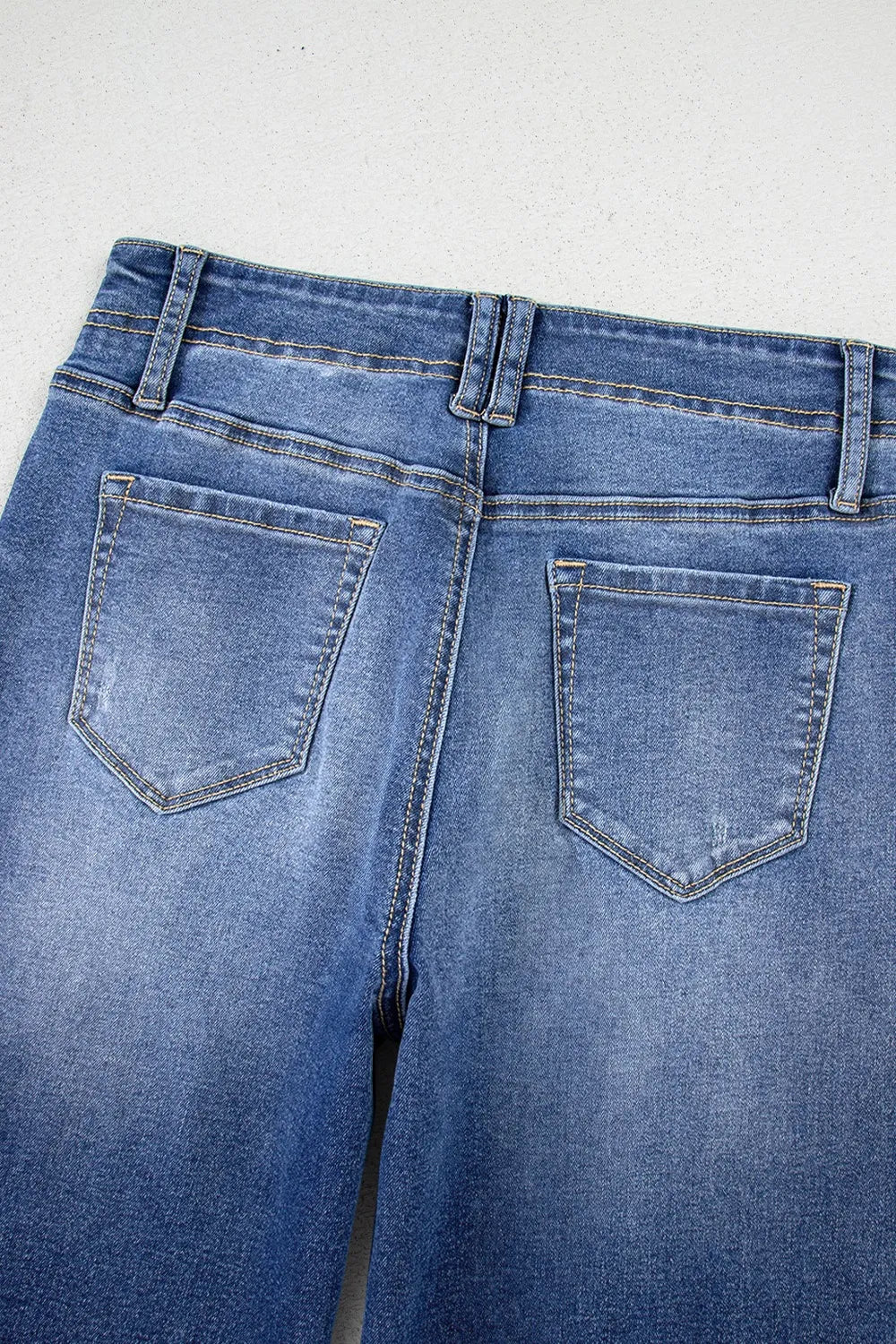 High-Waisted Wide-Leg Vintage Wash Jeans - Velora Luxury Fashion