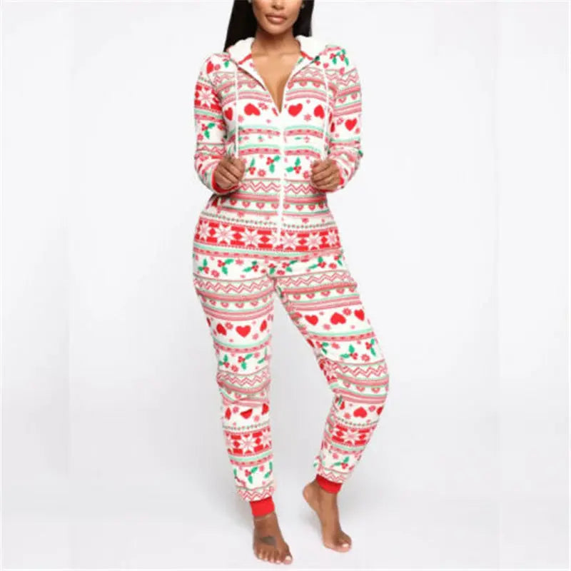 Hooded Nightwear for women Christmas Pajamas set EX-STOCK Canada