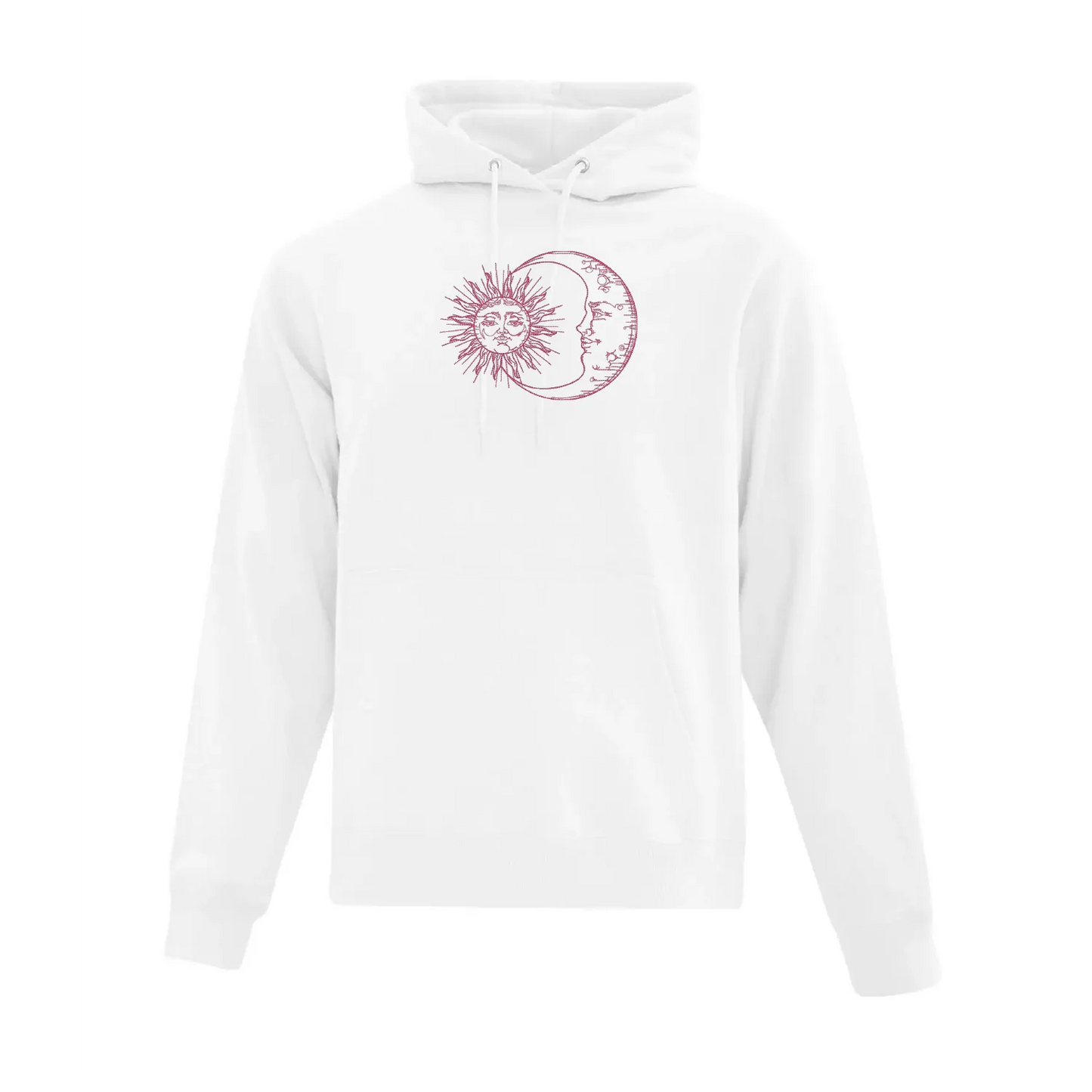 Hoodie Sun and Moon brodé
