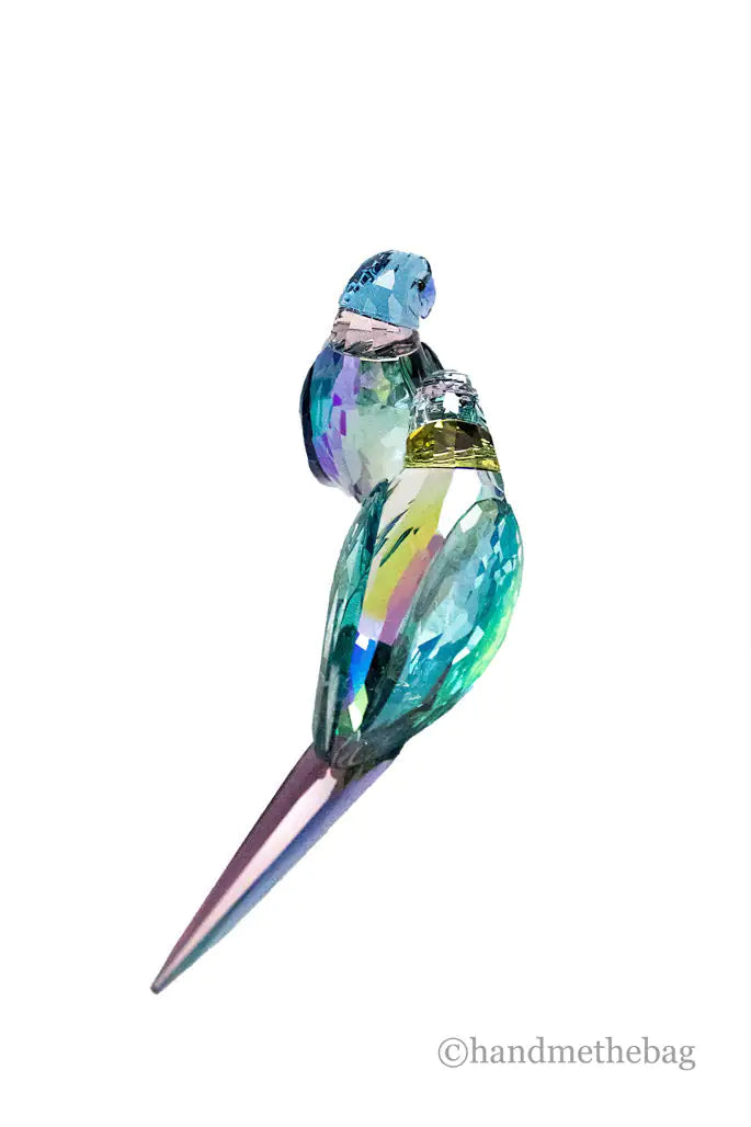 Swarovski Crystal Jungle Beats Fife & Fifer Parakeet Duo
