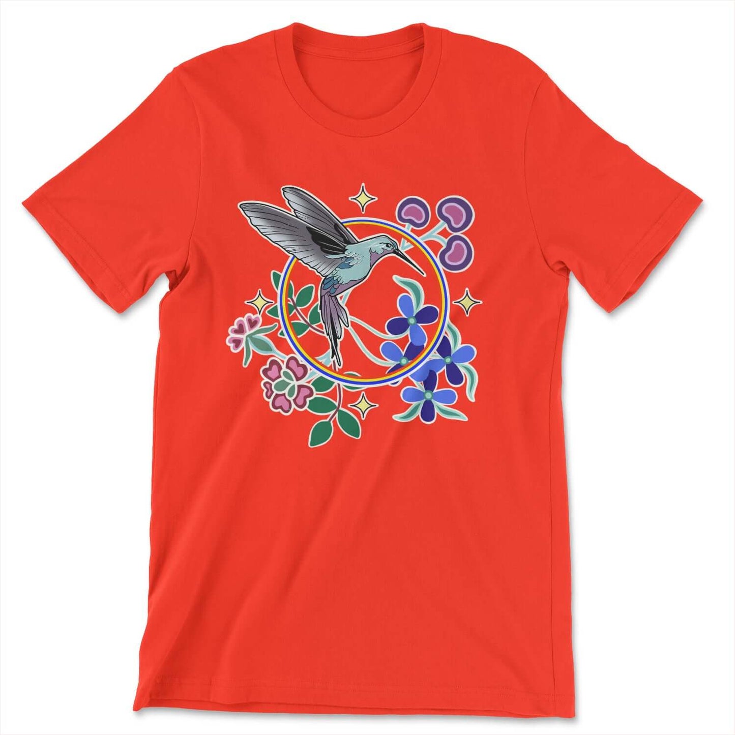 Hummingbird Joy Tee - Velora Luxury Fashion