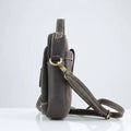 Hunter Leather Bag with Top Handle - Velora Luxury Fashion
