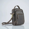 Hunter Leather Bag with Top Handle - Velora Luxury Fashion