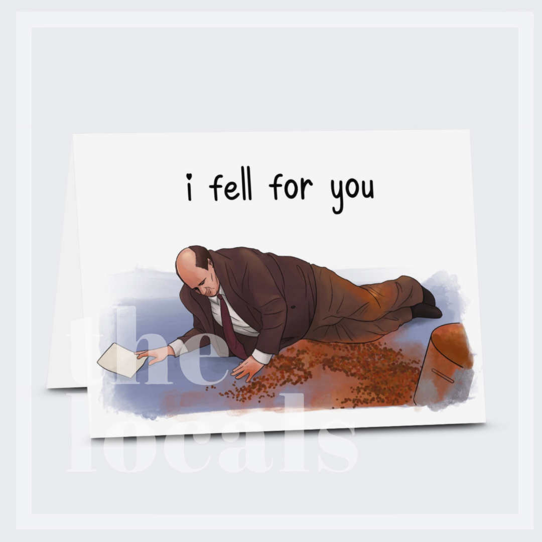 I Fell for You Greeting Card - Velora Luxury Fashion