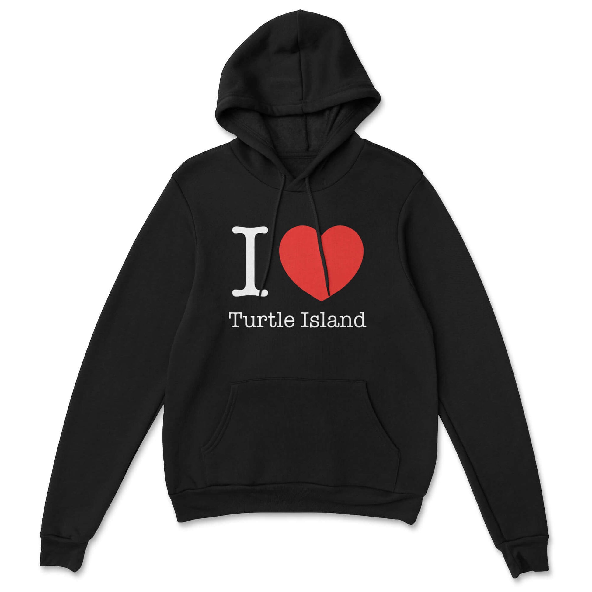 I Love Turtle Island Hoodie - Velora Luxury Fashion