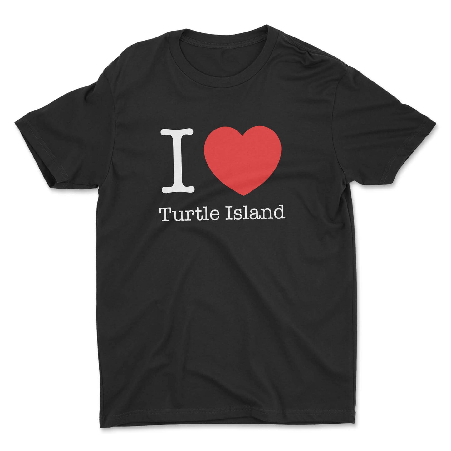 I Love Turtle Island Tee - Velora Luxury Fashion