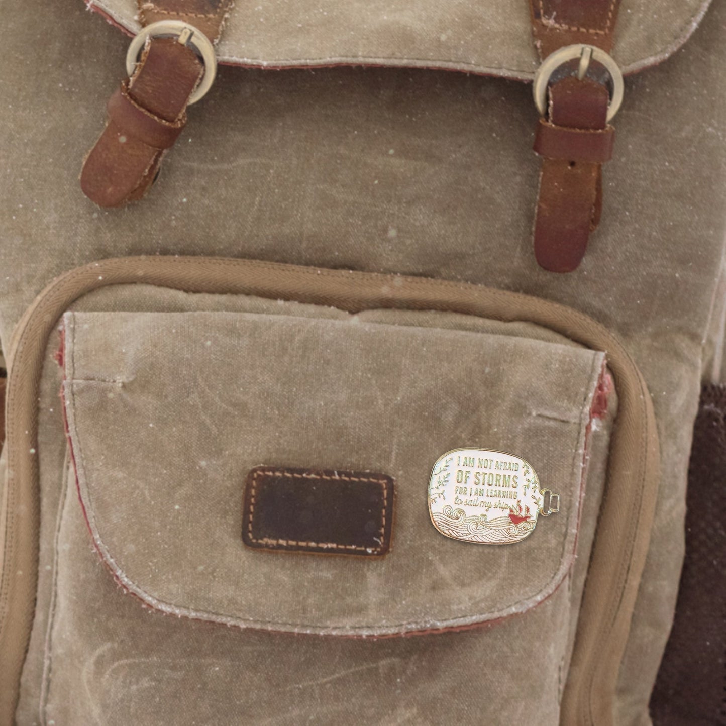 I Am Not Afraid of Storms For I Am Learning to Sail My Ship | Collectible Pin - Velora