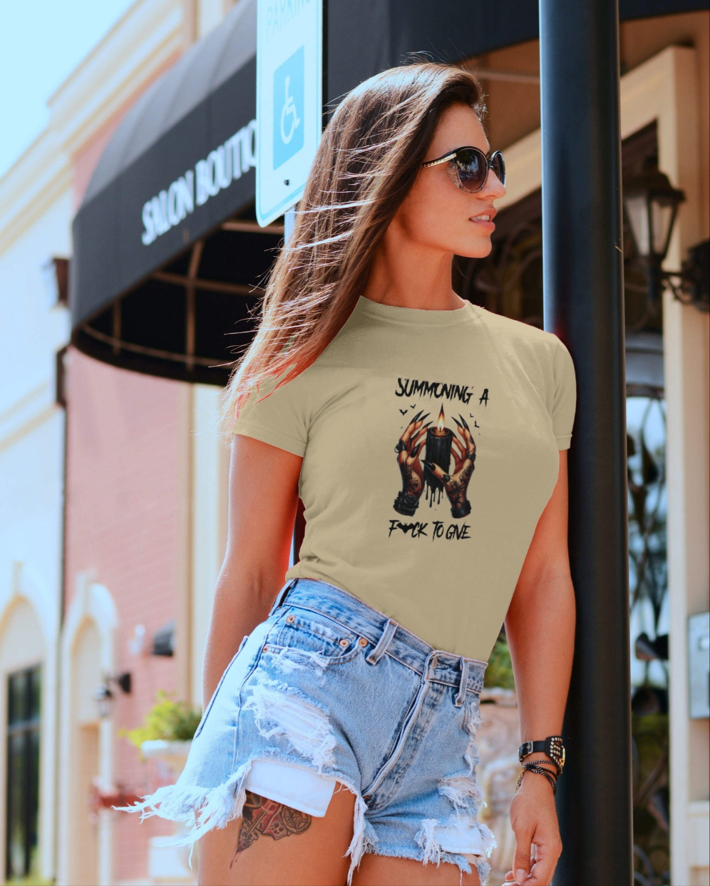 Summoning a F**k to Give Short Sleeve Tee - Velora