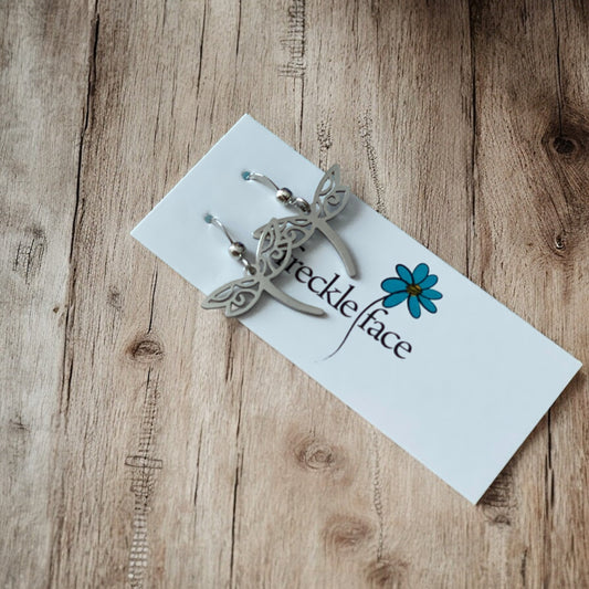 Whimsical Dragonfly Earrings - Velora