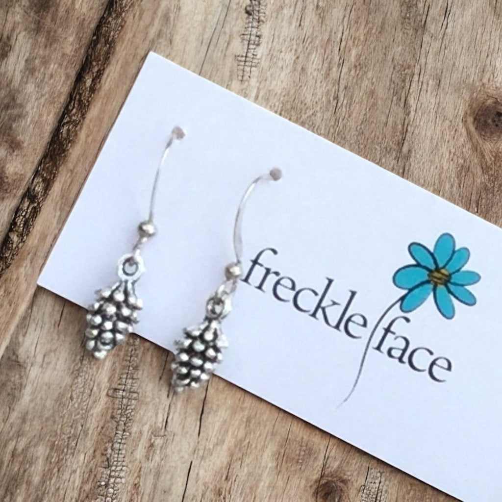 Pinecone Earrings – Nature-Inspired Hypoallergenic Dangle Earrings - Velora